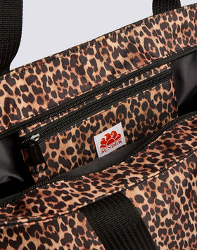 SAC TOTE REGULAR À MOTIF LÉOPARD