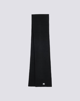 BASIC RIB KNITTED SCARF