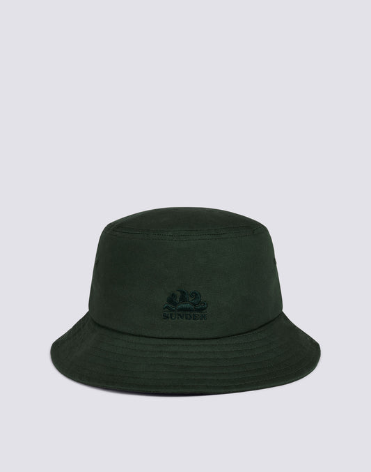 BUCKET HAT WITH EMBROIDERED LOGO