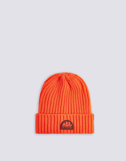 RIB KNITTED BEANIE