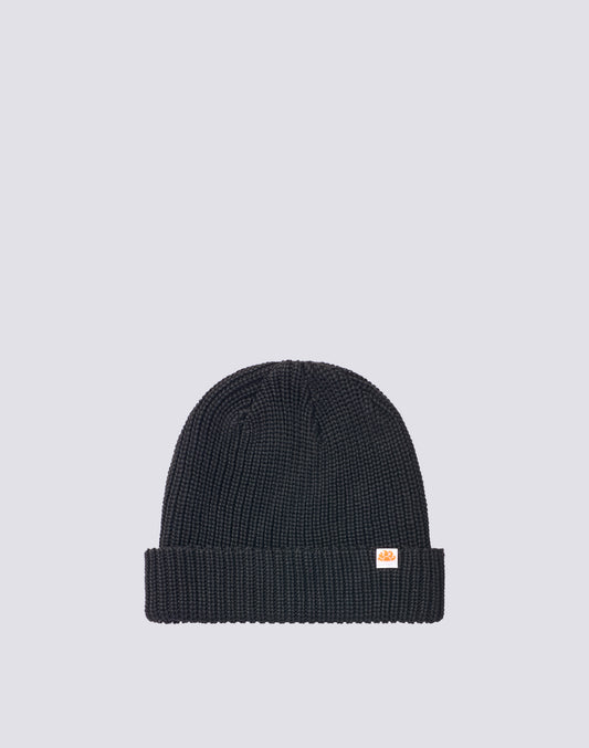 RIB KNITTED BEANIE