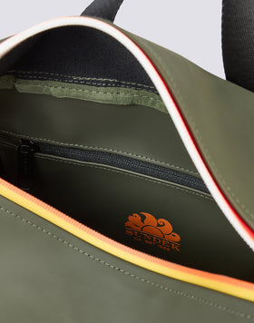 ZAINO CON ZIP SALDATA E MANICI REGOLABILI IMBOTTITI