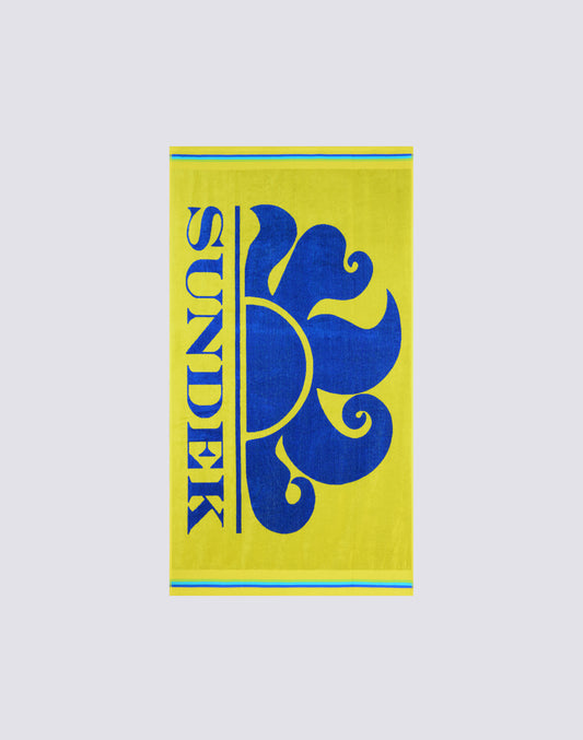 NEW CLASSIC - SERVIETTE DE PLAGE JACQUARD AVEC LOGO