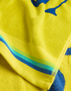 NEW CLASSIC - TELO MARE JACQUARD CON LOGO