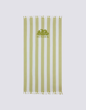 TOALLA DE PLAYA FOUTA JACQUARD A RAYAS