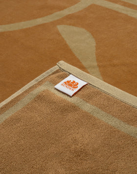 TELO JACQUARD IN SPUGNA CON MAXI LOGO