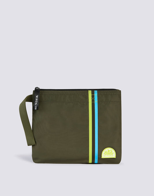 LUDWIG - CLUTCH BAG WITH RAINBOW DETAIL