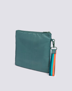 LUDWIG - BOLSO DE MANO CON DETALLES ARCOIRIS