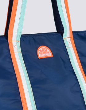 BON - BOLSO DE PLAYA CON DETALLES ARCO IRIS