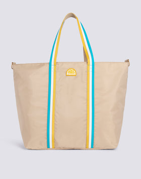 BON - BEACH BAG WITH RAINBOW DETAILS