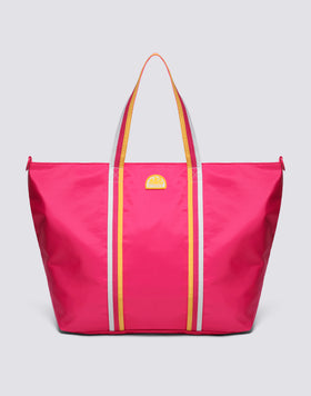 BON - BEACH BAG WITH RAINBOW DETAILS