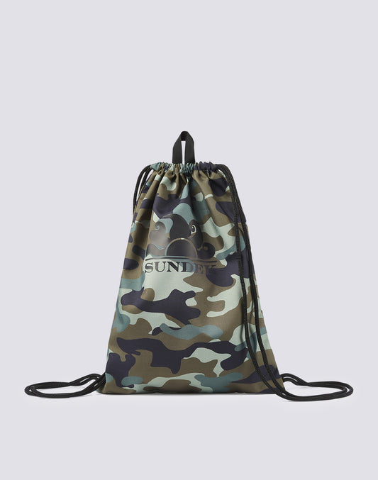 IRVINE - CAMOUFLAGE PRINT NYLON RUCKSACK