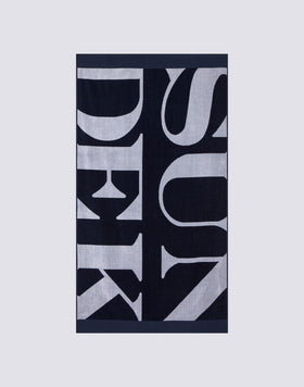 TELO MARE IN SPUGNA CON MAXI LOGO
