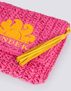 GABI - POCHETTE IN PAPER STRAW