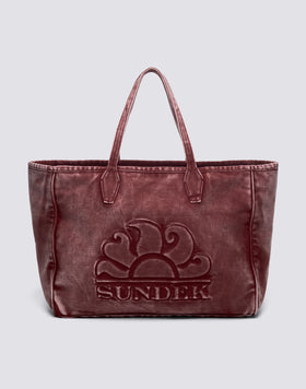 ROBERTS - BOLSO TOTE REGULAR EN TINTO CAPO