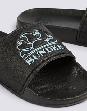 HANALEI - MULES À BANDE AVEC EFFET PAILLETTES