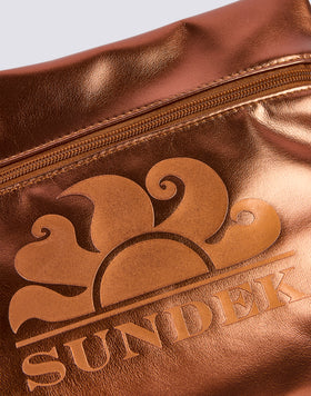 BOLSO DE MANO LAMINADO CON LOGOTIPO