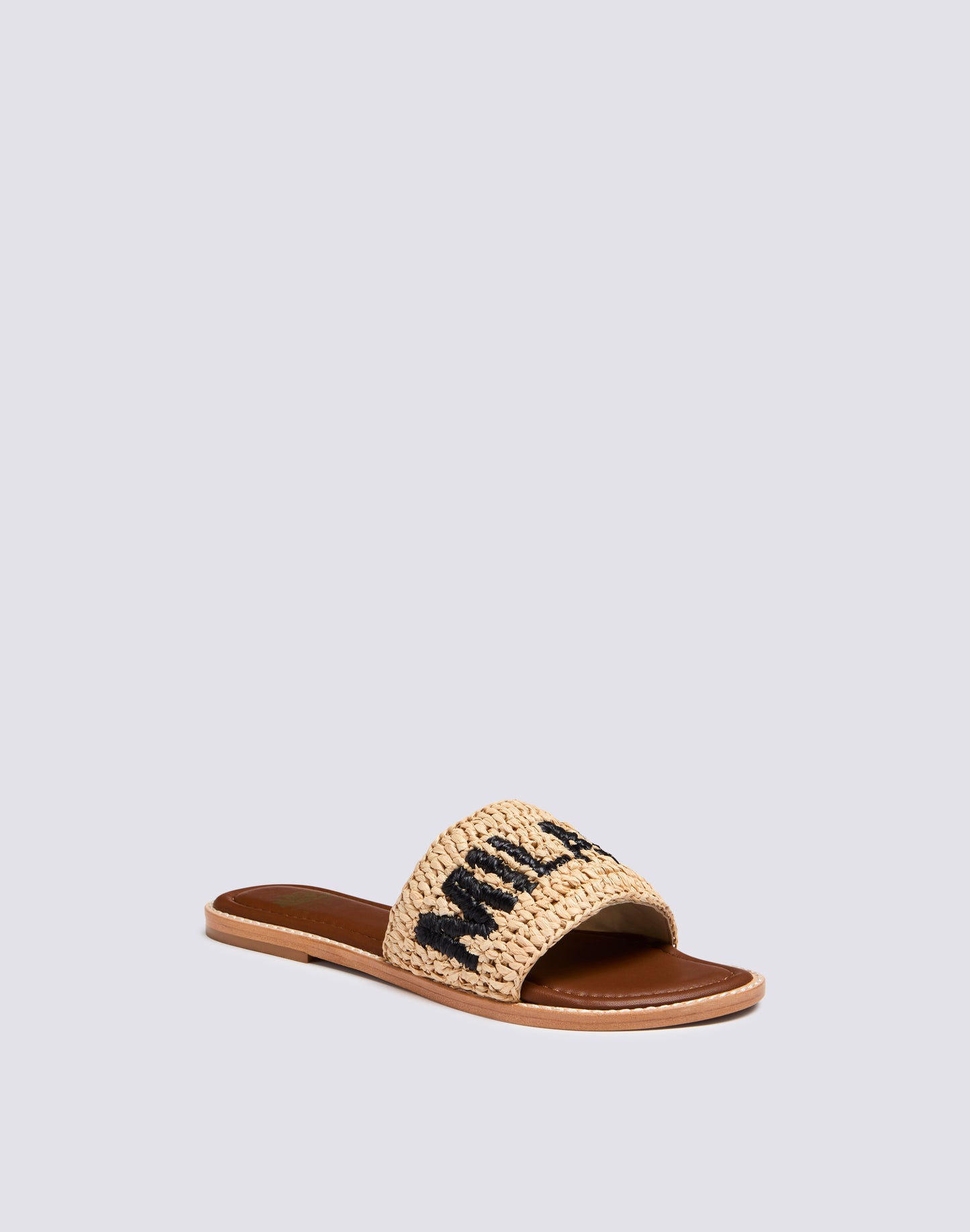 MILAN RAFFIA BAND SLIPPERS