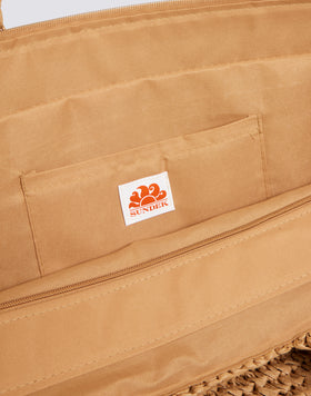 MAXI SAC EN PAILLE DE PAPIER TRESSÉE