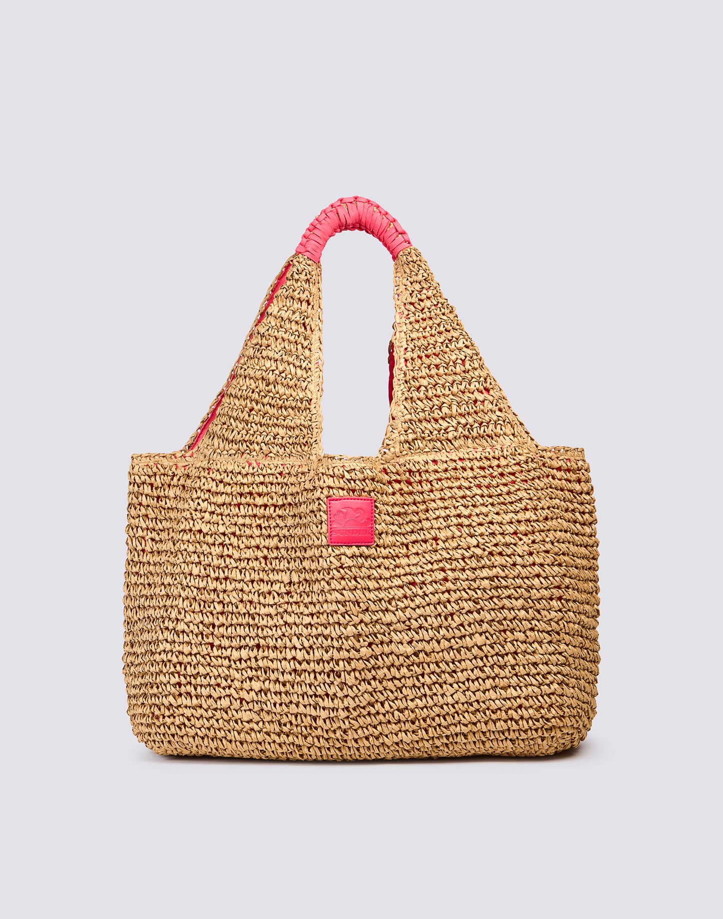 MAXI BAG IN PAPER STRAW INTRECCIATA