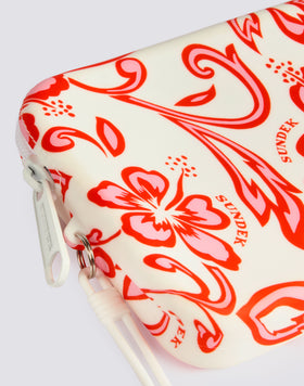 RUBBERISED CLUTCH BAG WITH SK23 PRINT