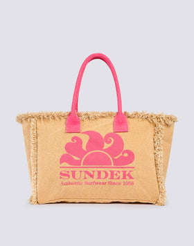 STONE-WASHED TOTE BAG