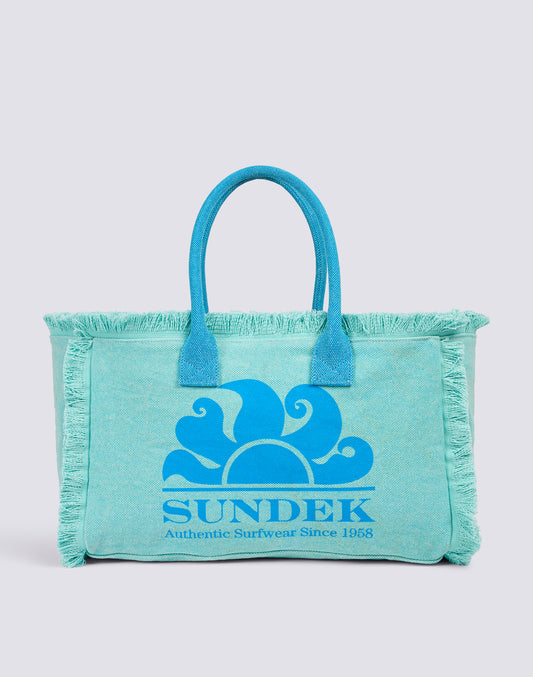 SAC TOTE AVEC EFFET STONE WASHED
