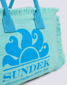 STONE-WASHED TOTE BAG