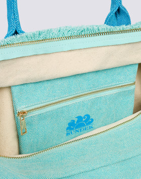 STONE-WASHED TOTE BAG