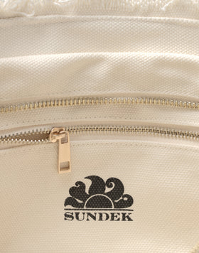 BOLSO TOTE REGULAR CON EFECTO STONE WASHED