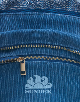 REGULAR TOTE BAG WITH STONE WASHED EFFECT