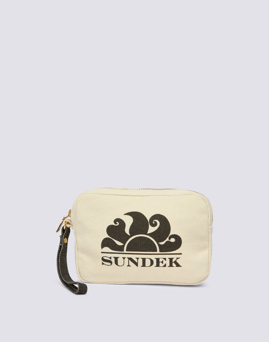 STONE WASHED EFFECT CLUTCH