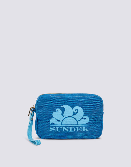 STONE WASHED EFFECT CLUTCH