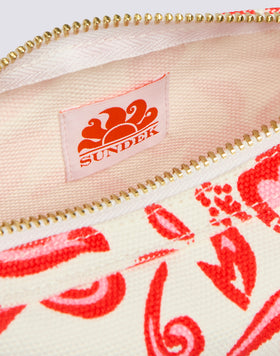 POCHETTE EFFETTO STONE WASHED CON STAMPA SK23