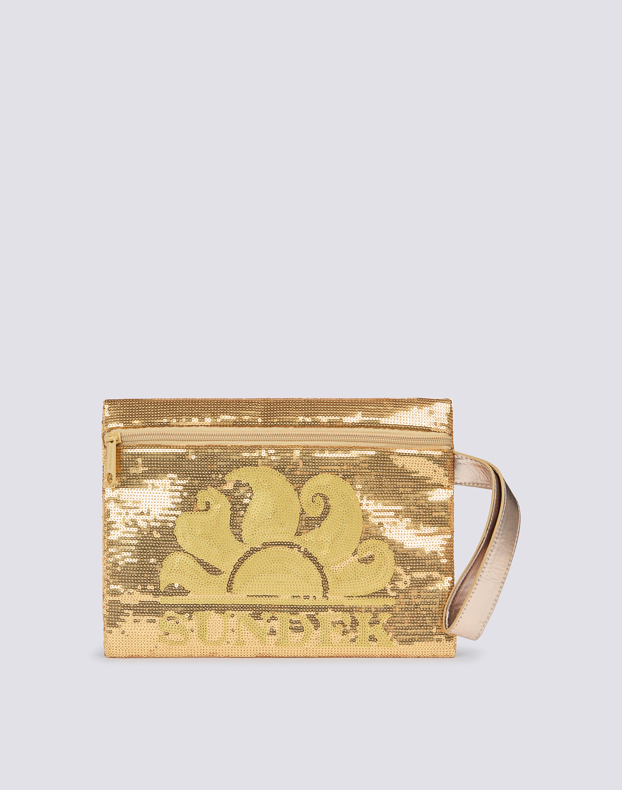 GOLDEN  スタ ミニ ショルタハック GWA00228A000591 50661 Sundek cher - clutch bag with sequins AW912ABPA400-10101