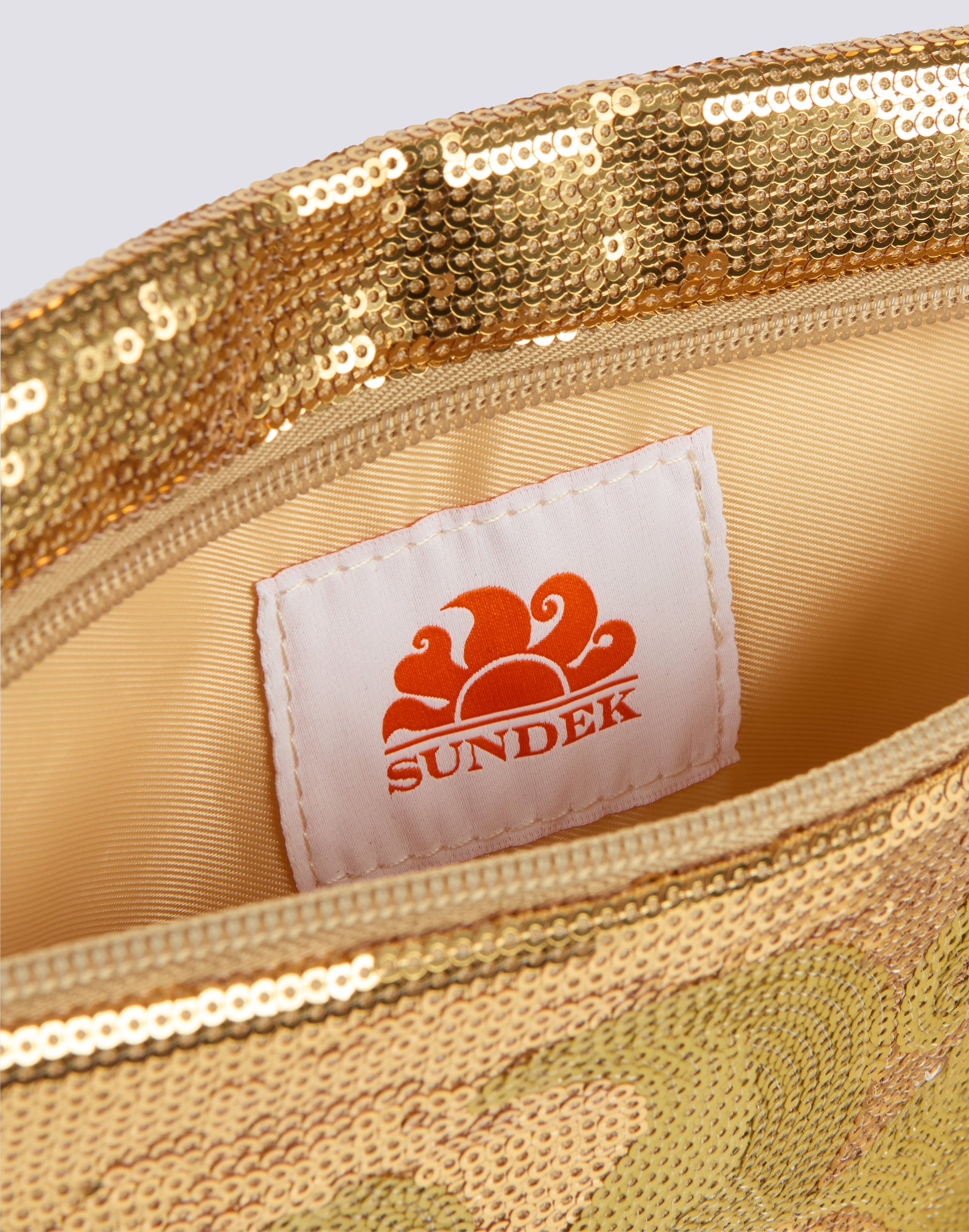 GOLDEN  スタ ミニ ショルタハック GWA00228A000591 50661 Sundek cher - clutch bag with sequins AW912ABPA400-10101