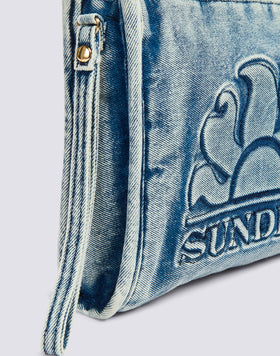 POCHETTE IN COTONE CANVAS TINTO CAPO