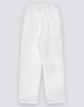 PANTALONI LUNGHI IN LINO DA BAMBINO