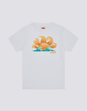 T-SHIRT ENFANT À MANCHES COURTES AVEC IMPRIMÉ SOLEIL