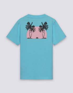 CAMISETA DE MANGA CORTA PARA NIÑO CON ESTAMPADO TRIPPING PALM