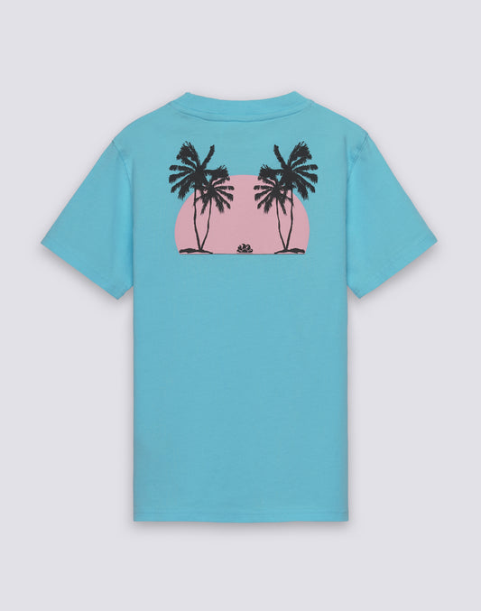 CAMISETA DE MANGA CORTA PARA NIÑO CON ESTAMPADO TRIPPING PALM