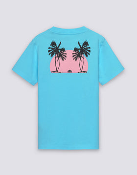 CAMISETA DE MANGA CORTA PARA NIÑO CON ESTAMPADO TRIPPING PALM