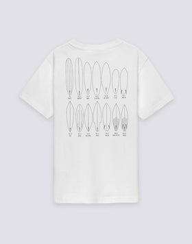 CHILDREN'S SHORT-SLEEVED T-SHIRT WITH OLD SCHOOL SURF PRINT