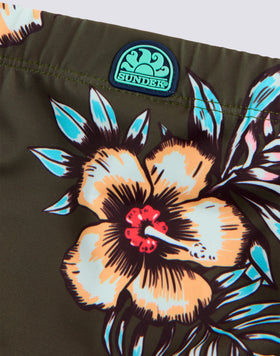 DIWALTER MINI SWIM BRIEFS WITH GRAPHIC FLOWER PRINT