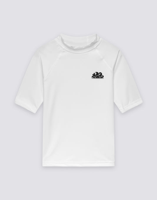 UPF 50 CHILDREN'S RASHGUARD WITH ROUND NECK