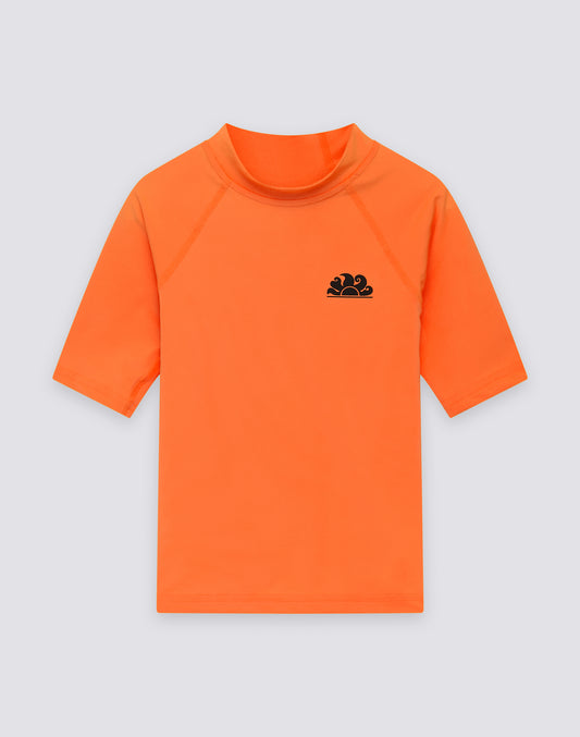 UPF 50 CHILDREN'S RASHGUARD WITH ROUND NECK
