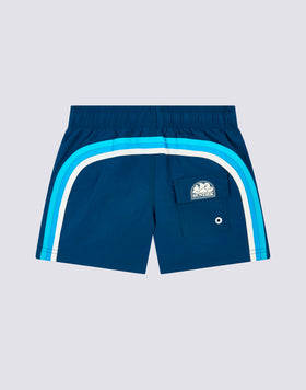 SWIMSHORTS SHORT ELASTICATED WAIST CRINKLED