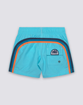 BAÑADOR NIÑO CORTO CON CINTURA ELÁSTICA REPREVE®
