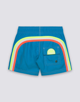 BAÑADOR NIÑO CORTO CON CINTURA ELÁSTICA REPREVE®