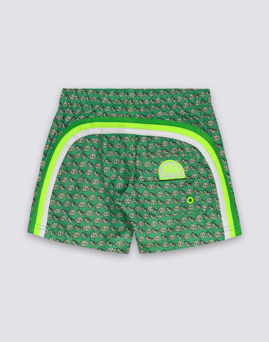 MAILLOT DE BAIN COURT À TAILLE ÉLASTIQUE REPREVE® AVEC IMPRIMÉ FRUIT FIESTA